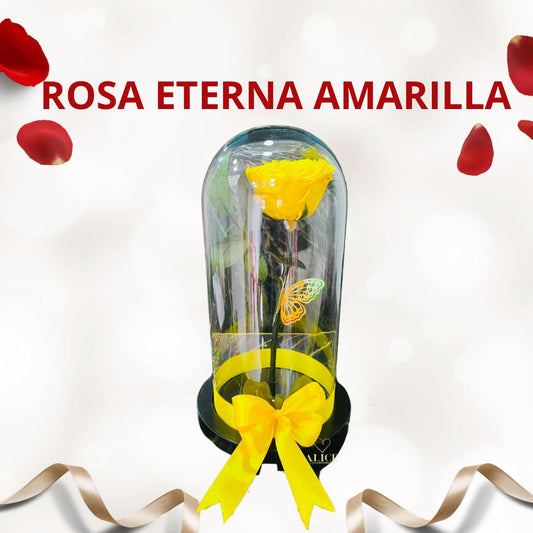 ROSA ETERNA AMARILLA